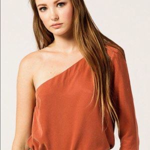 NWT Mara Hoffman Claudia One Shoulder Top small